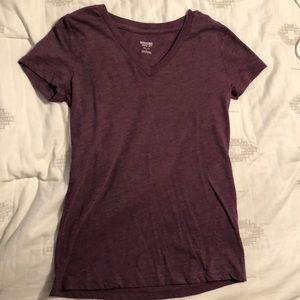 Mossimo purple v-neck shirt